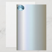 Kerstsneeuw op het spoor briefpapier (Voorkant / Achterkant)