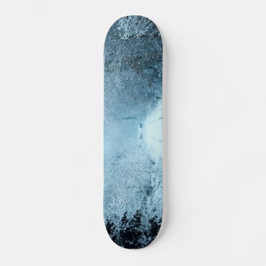 Kerstsneeuw op het spoor persoonlijk skateboard (Voorkant)