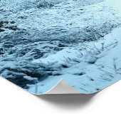 Kerstsneeuw op het spoor poster (Hoek)