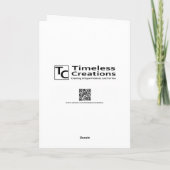 Kerstsneeuw Wereldbol Snowman Holiday Kaart (Achterkant)