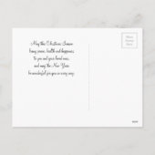 Kerstsneeuw Wereldbol voor je eigen foto Feestdagenkaart (Achterkant)