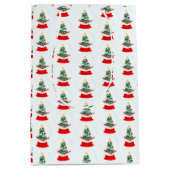 Kerstsneeuwbal Medium Cadeauzakje (Voorkant)