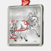 kerstsneeuwcellen metalen ornament (Links)