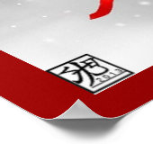 kerstsneeuwcellen poster (Hoek)