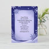 Kerstsneeuwfeest Kaart (Staand voorkant)