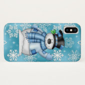 Kerstsneeuwfeest tien hoesje (Achterkant (horizontaal))