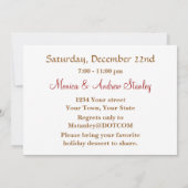 Kerstsneeuwfeest Wereldbol Kaart (Achterkant)