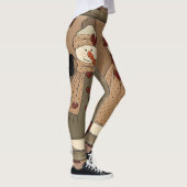 Kerstsneeuwfeestdag leuke leggings (Rechts)