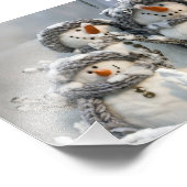 Kerstsneeuwfotouitbreiding Foto Afdruk (Hoek)