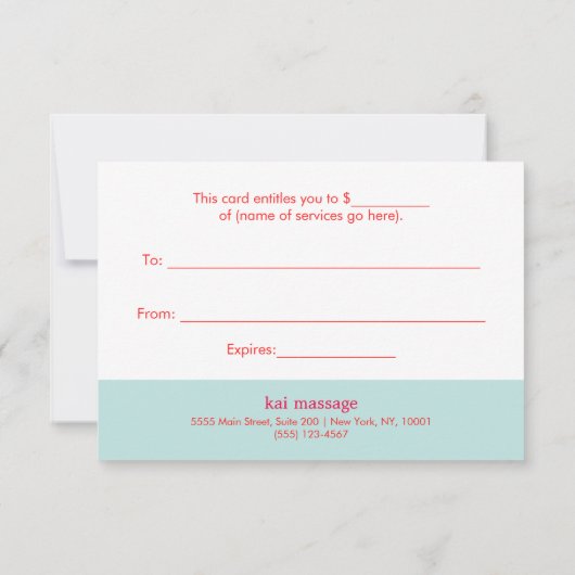 kerstsneeuwkardinaal cadeaubon (Achterkant)