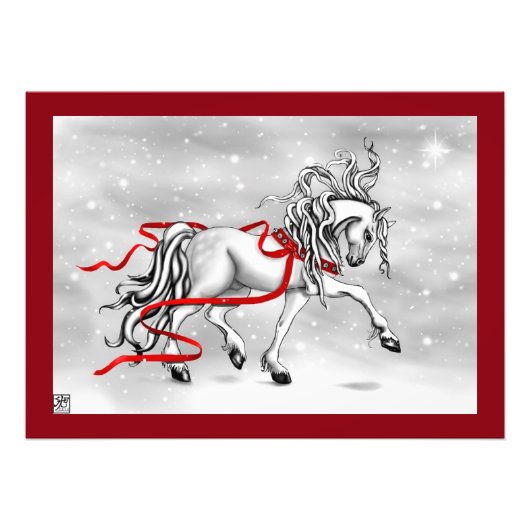 Kerstsneeuwklokkenprint Foto Afdruk (Voorkant)