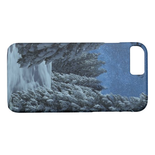 Kerstsneeuwlandschap Case-Mate iPhone Case (Achterkant (Horizontaal))