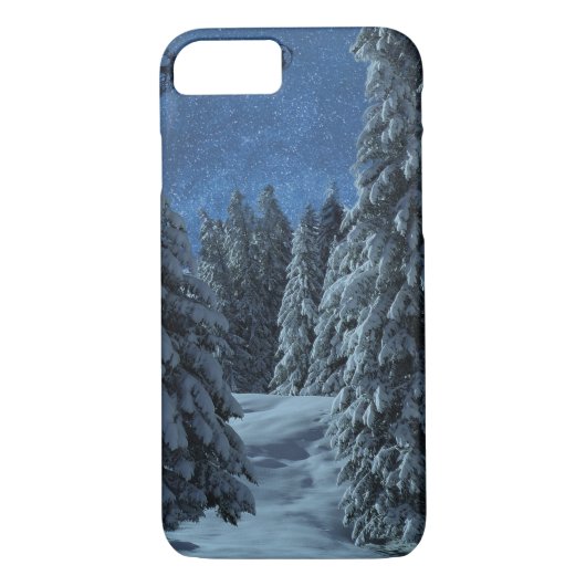 Kerstsneeuwlandschap Case-Mate iPhone Case (Achterkant)