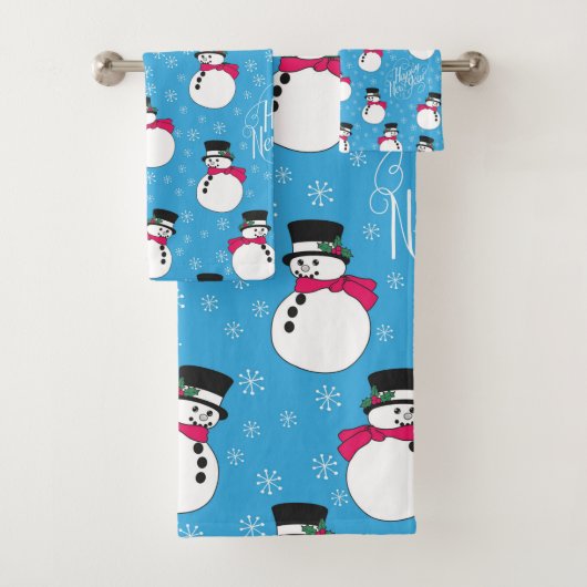Kerstsneeuwman Bad Handdoek (Insitu)