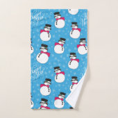 Kerstsneeuwman Bad Handdoek (Handdoek)