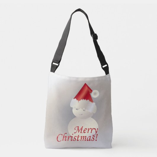 Kerstsneeuwman Crossbody Tas (Voorkant)
