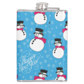 Kerstsneeuwman Heupfles (Achterkant)