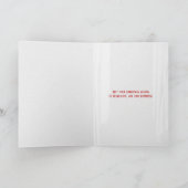 Kerstsneeuwman in het raam kaart (Binnen)