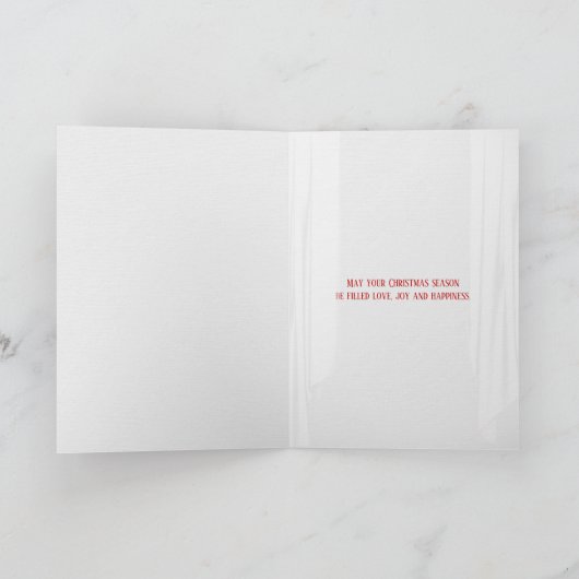 Kerstsneeuwman in het raam kaart (Binnen)