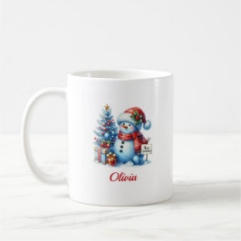 Kerstsneeuwman Koffiemok