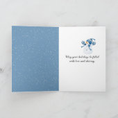 Kerstsneeuwman met ijskegel kaart (Binnen)