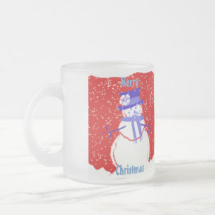 Kerstsneeuwman Mokken van glas - Gifts - Fun