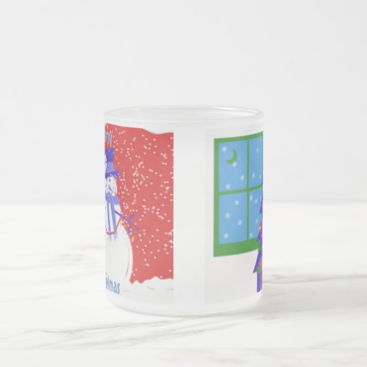 Kerstsneeuwman Mokken van glas - Gifts - Fun (Center)