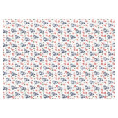 Kerstsneeuwman Rode Candy Cane Tafelkleed  (Voorkant (Horizontaal))