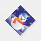 Kerstsneeuwman Servet (Hoek)