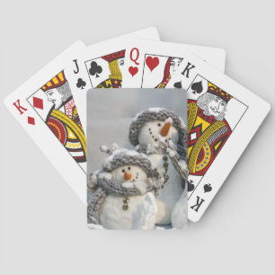 Kerstsneeuwman Speelkaarten