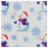 Kerstsneeuwman Stof (Close Up)