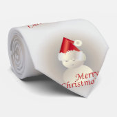 Kerstsneeuwman Stropdas (Opgerold)