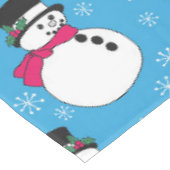 Kerstsneeuwman Tafelkleed (Gekanteld)