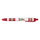 Kerstsneeuwman Zwarte Inkt Pen (Bodem)