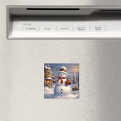 Kerstsneeuwmanmagneet Magneet (Insitu (Vaatwasser))