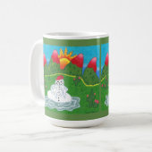 Kerstsneeuwmok Koffiemok (Voorkant links)