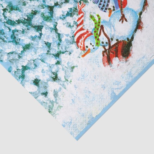 Kerstsneeuwpapier Tissuepapier (Detail)