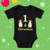 Kerstsneeuwpop Romper