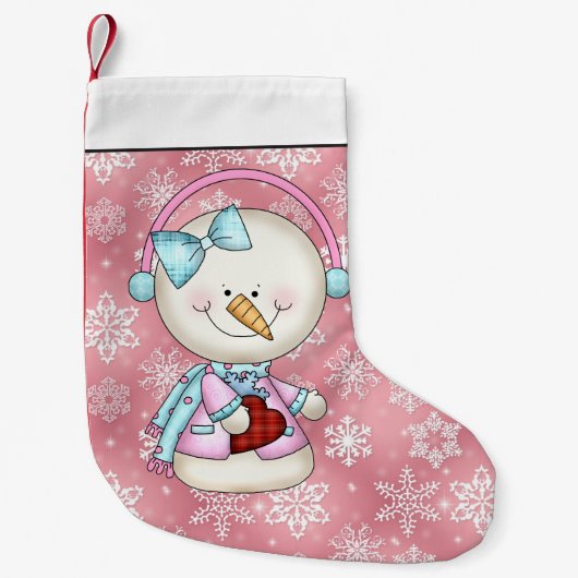 Kerstsneeuwpopening cartoon kleine kerstsok (Voorkant)