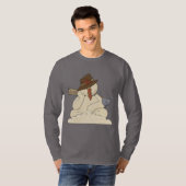 Kerstsneeuwpopje Vakdag cartoon t-shirt (Voorkant volledig)