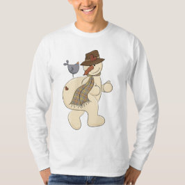 Kerstsneeuwpopje Vakdag cartoon t-shirt