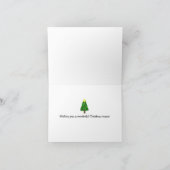 Kerstsneeuwsfeer Feestdagen Kaart (Binnen)