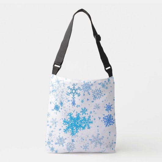 Kerstsneeuwval Crossbody Tas (Voorkant)