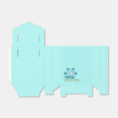 Kerstsneeuwvlok Bedankdoosjes (Uitgevouwen)