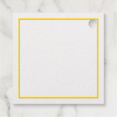 Kerstsneeuwvlok Bedankjes Labels (Achterkant)