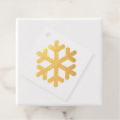 Kerstsneeuwvlok Bedankjes Labels (Met doos)