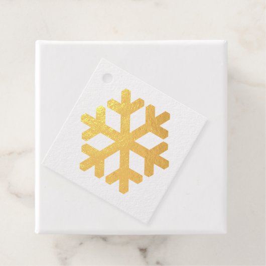 Kerstsneeuwvlok Bedankjes Labels (Met doos)