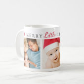Kerstsneeuwvlok Foto Koffiemok (Voorkant links)