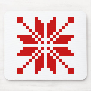 Kerstsneeuwvlok Kerstpatroon Muismat