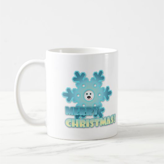 Kerstsneeuwvlok Koffiemok (Links)
